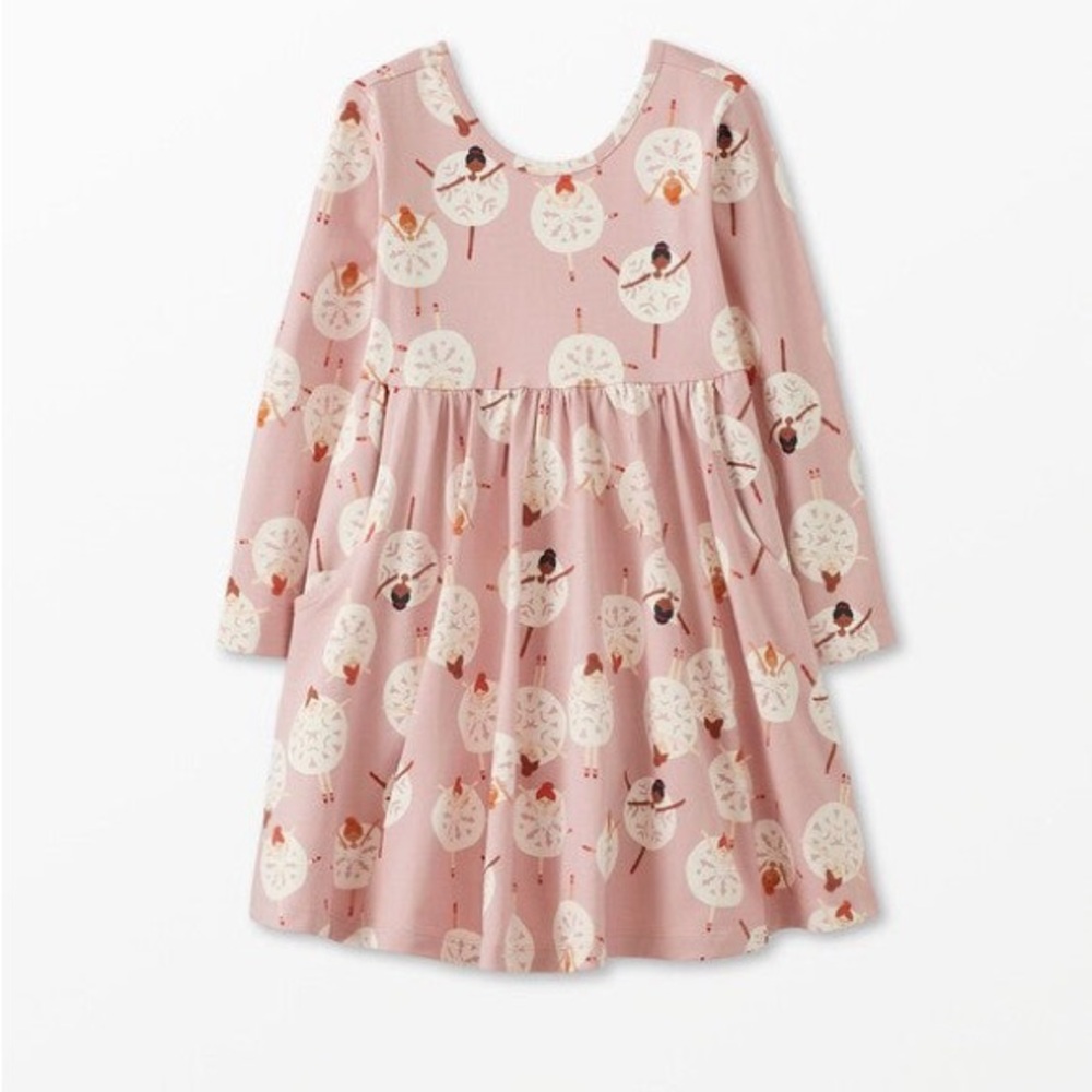 Hanna Andersson Snowflake Ballerina Skater Dress